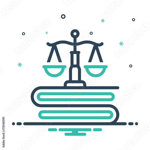 Mix icon for law