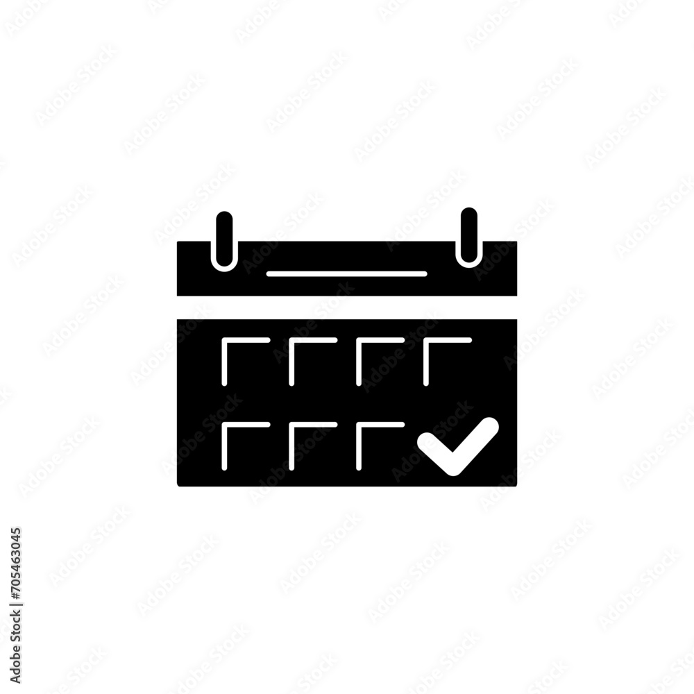 meeting date concept line icon. Simple element illustration. meeting date concept outline symbol design.