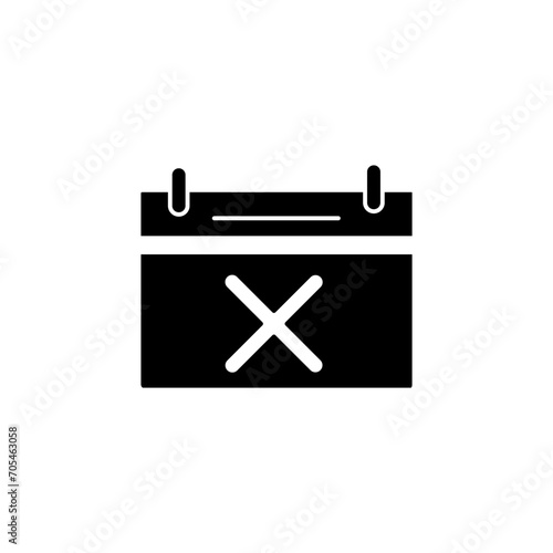 unavailable concept line icon. Simple element illustration. unavailable concept outline symbol design.