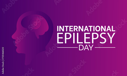 International Epilepsy Day observed every year on february 12. Vector health banner, flyer, poster and social medial template design. © Rana