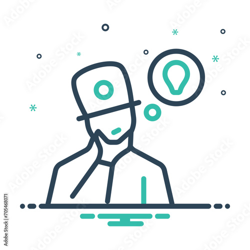 Mix icon for wondering