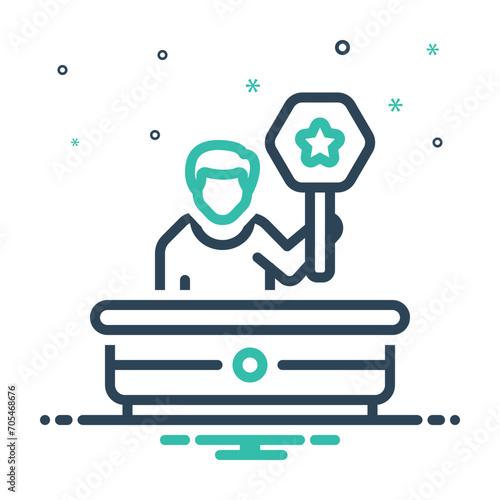 Mix icon for critique