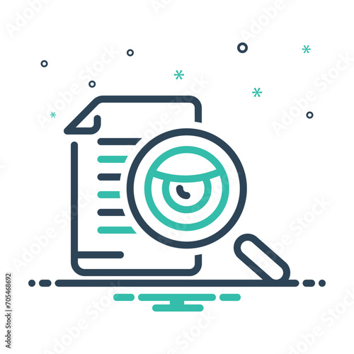 Mix icon for evidence