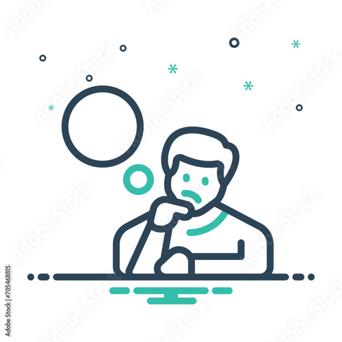 Mix icon for thinking