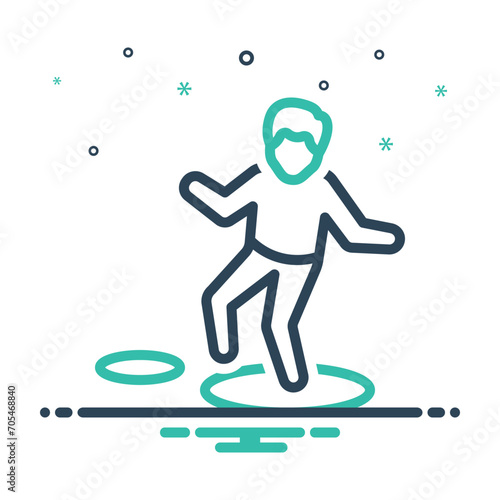 Mix icon for careful