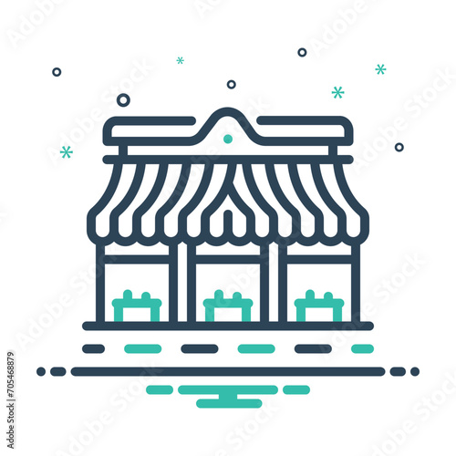 Mix icon for market