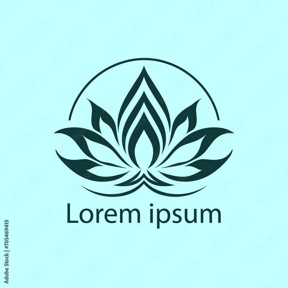 a logo for a yoga studio a logo for a yoga studio