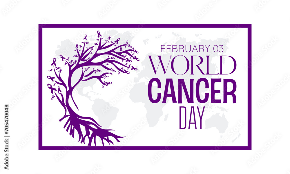 World Cancer Day observed every year on 4th february. Vector health banner, flyer, poster and social medial template design. World Cancer Day observed every year on 4th february. Vector health banner, flyer, poster and social medial template design.