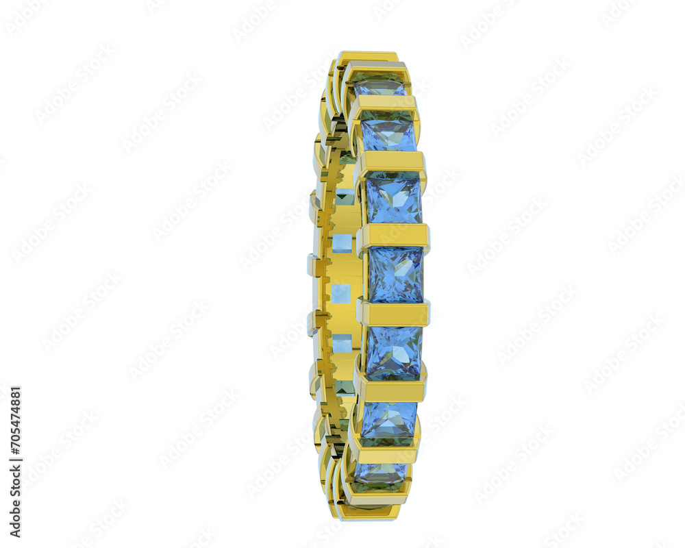 Jewelry isolated on background. 3d rendering - illustration Jewelry isolated on background. 3d rendering - illustration