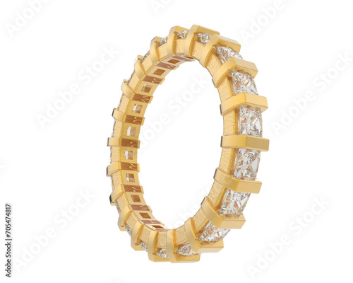 Jewelry isolated on background. 3d rendering - illustration
