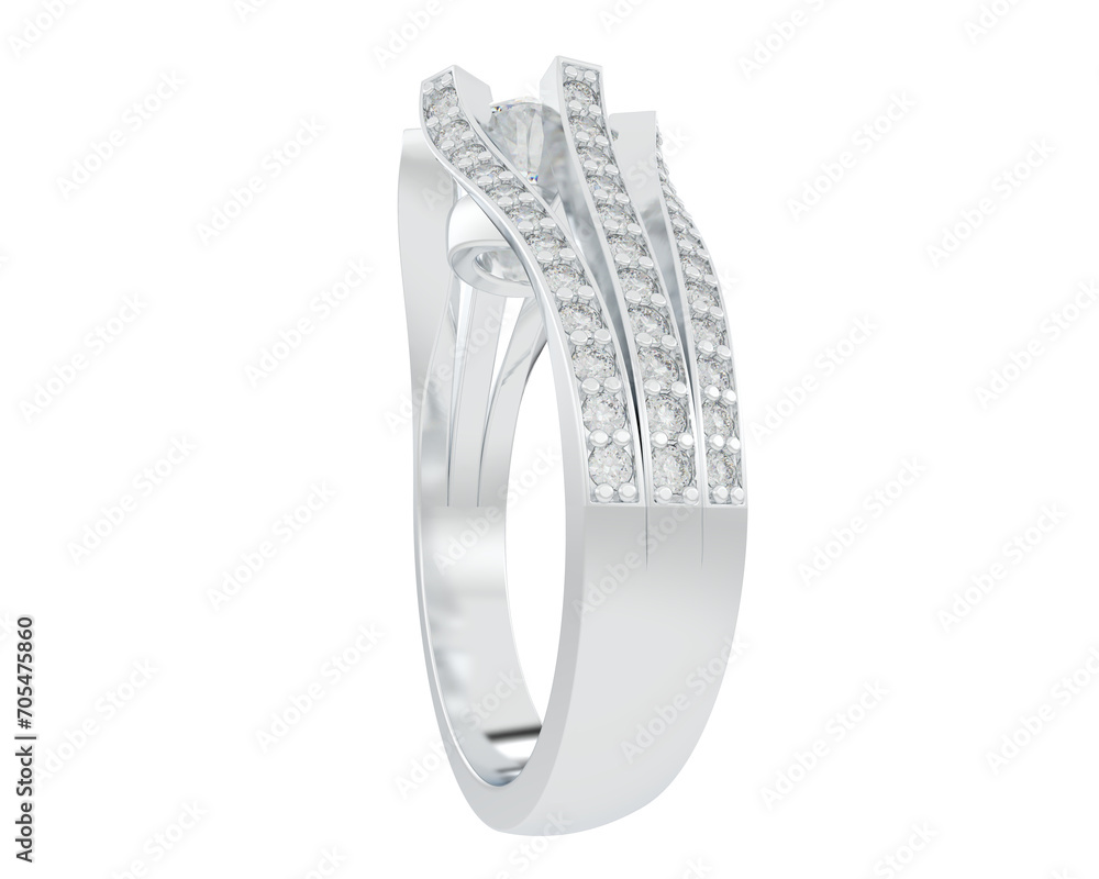 Jewelry isolated on background. 3d rendering - illustration Jewelry isolated on background. 3d rendering - illustration