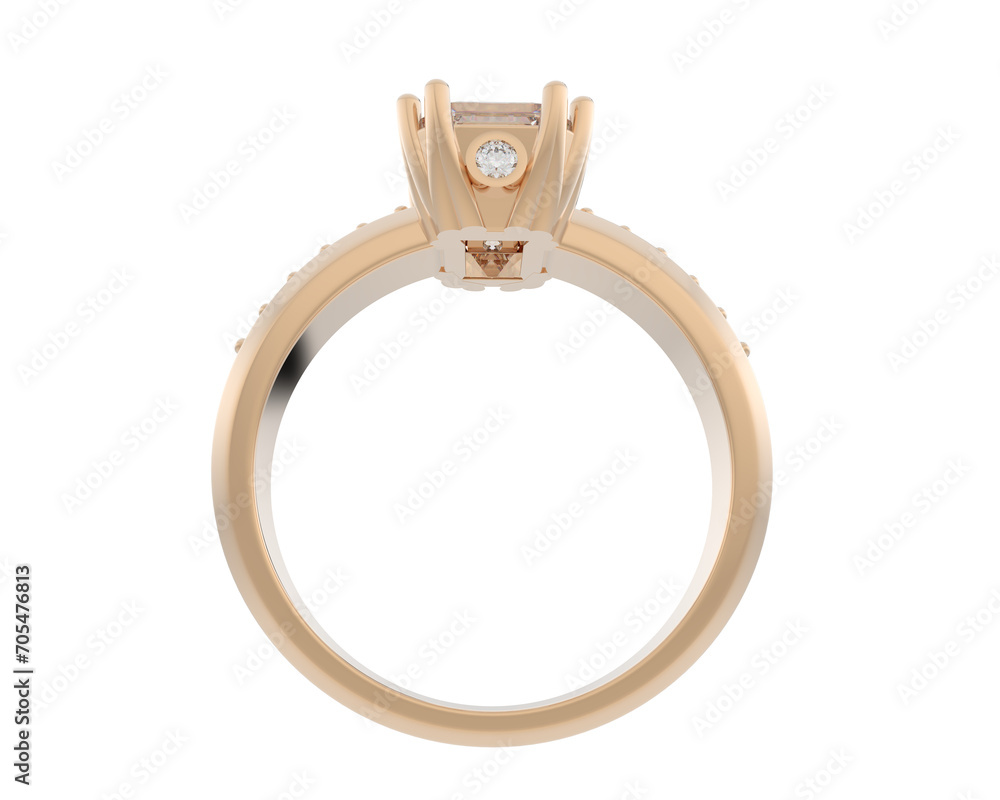 Jewelry isolated on background. 3d rendering - illustration Jewelry isolated on background. 3d rendering - illustration
