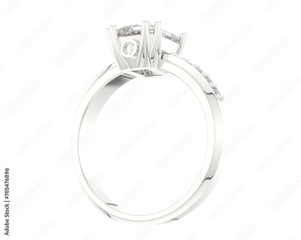Jewelry isolated on background. 3d rendering - illustration Jewelry isolated on background. 3d rendering - illustration
