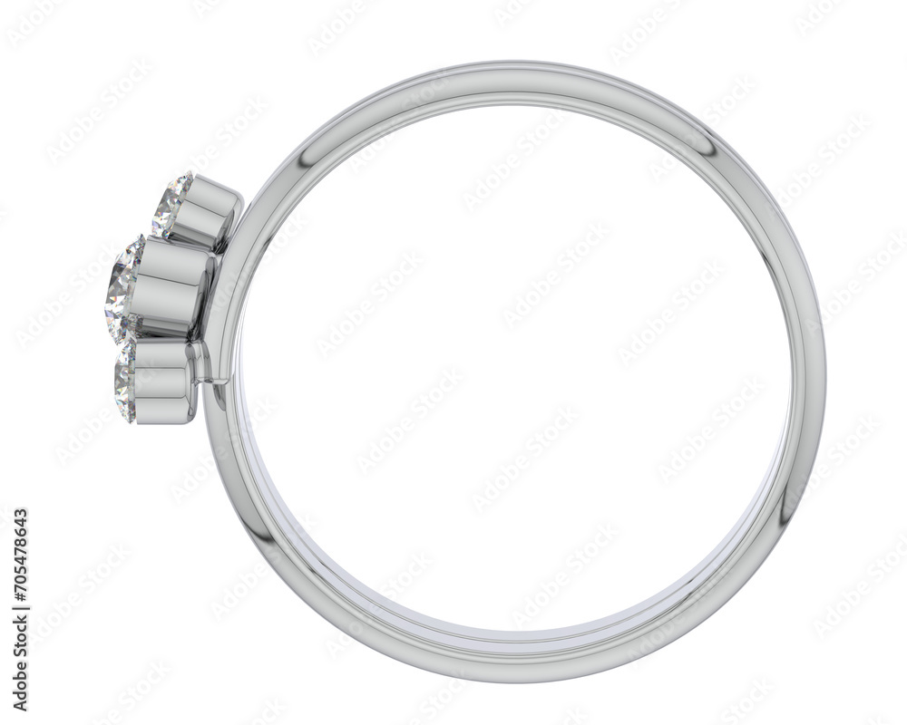 Jewelry isolated on background. 3d rendering - illustration Jewelry isolated on background. 3d rendering - illustration