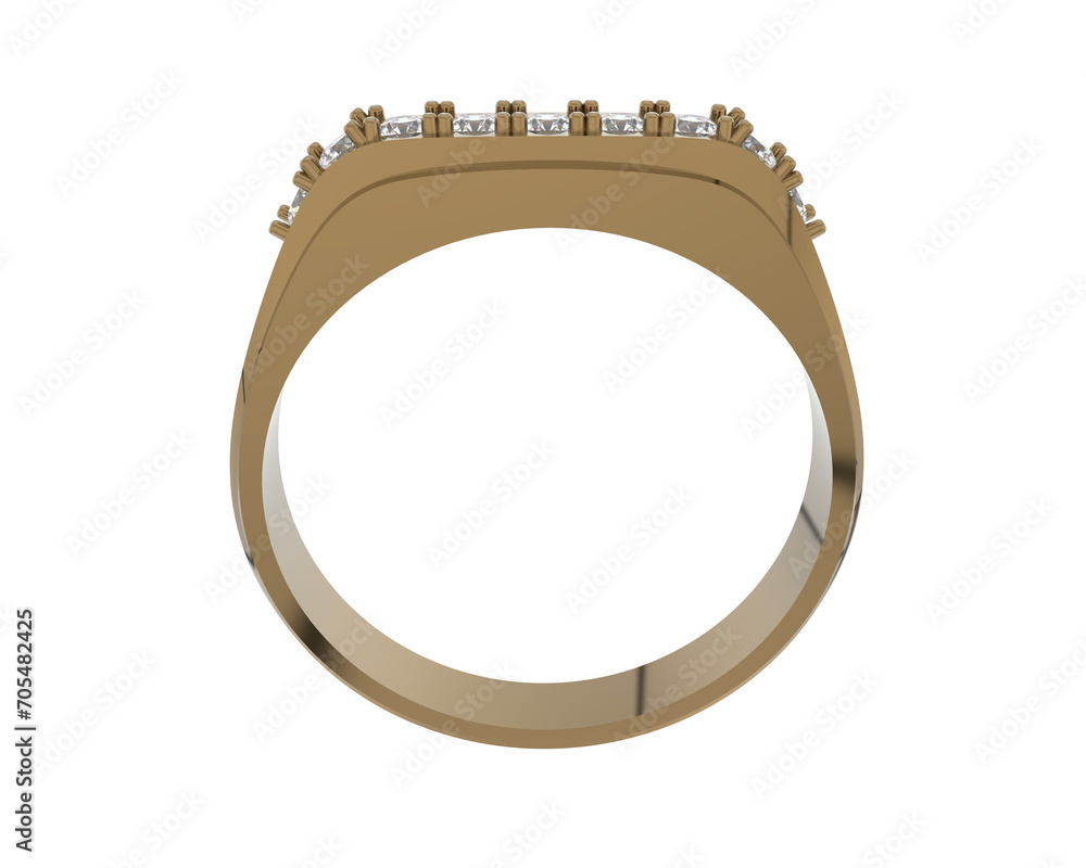 Obraz premium Jewelry isolated on background. 3d rendering - illustration