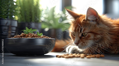 Pets Eats Dog Food Bowl Cat, Desktop Wallpaper Backgrounds, Background HD For Designer