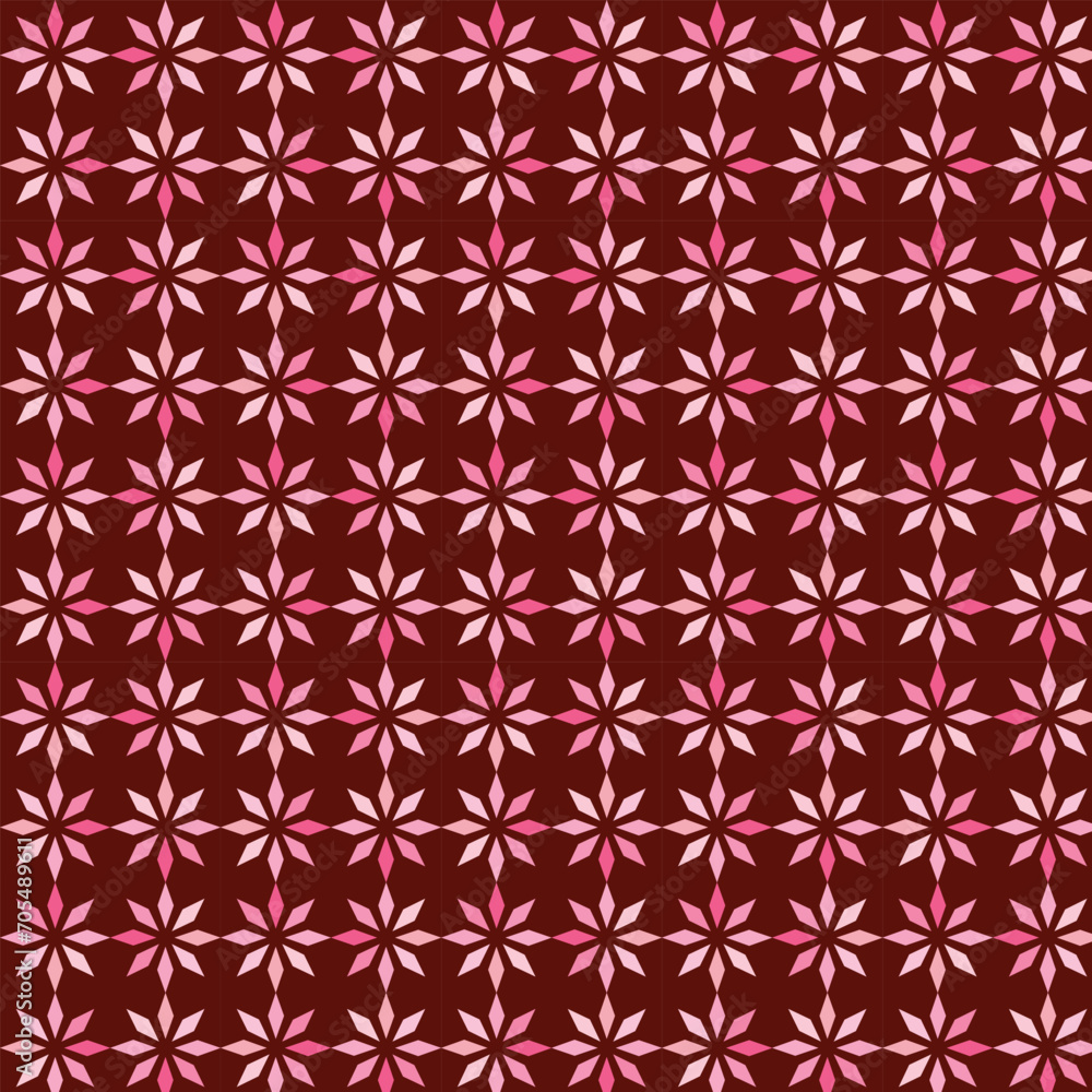 Free vector pattern with floral shapes