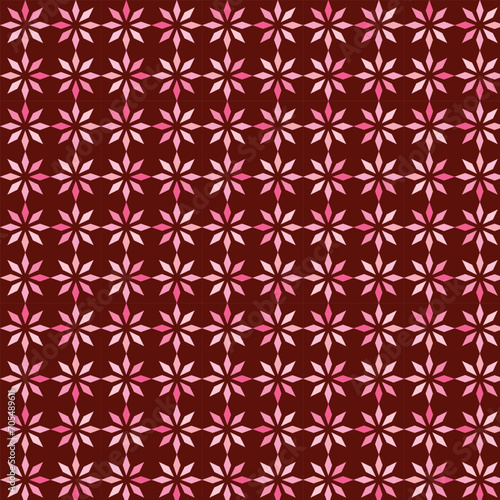 Free vector pattern with floral shapes