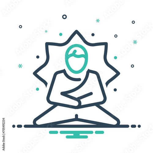 Mix icon for reduce stress