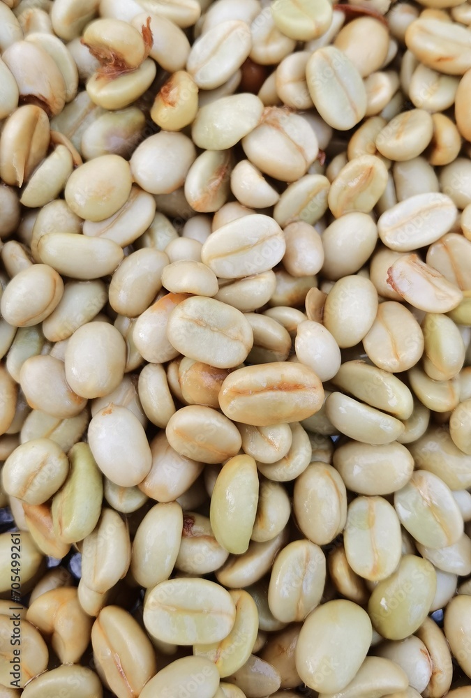 Close up of coffee beans for background Close up of coffee beans for background