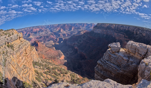 Bright Angel Trail Grand Canyon viewed from the South Rim