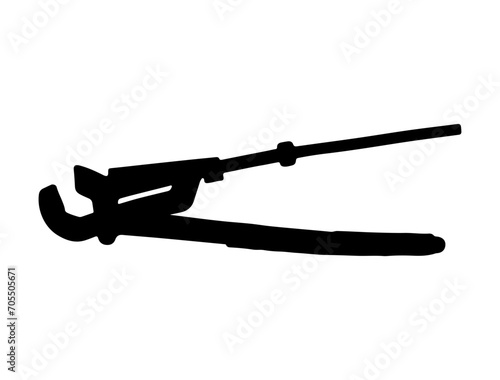 Vintage Tools Silhouette vector art
