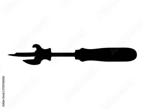 Vintage Tools Silhouette vector art