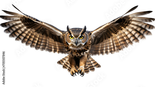 Flying Owl PNG, Nocturnal Bird, Owl Image, Wings Spread, Wildlife Photography, Night Hunter, Bird of Prey, Feathered Beauty
