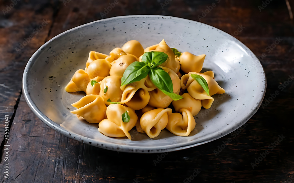 Capture the essence of Tortellini in a mouthwatering food photography shot Capture the essence of Tortellini in a mouthwatering food photography shot