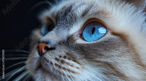 Blue Eyed Cat, Desktop Wallpaper Backgrounds, Background HD For Designer