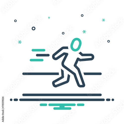 Mix icon for running