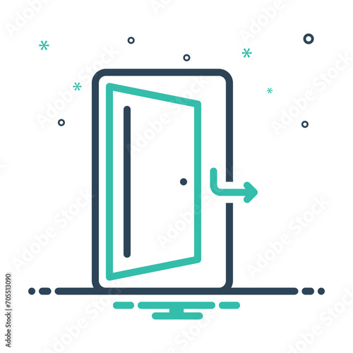 Mix icon for out  door