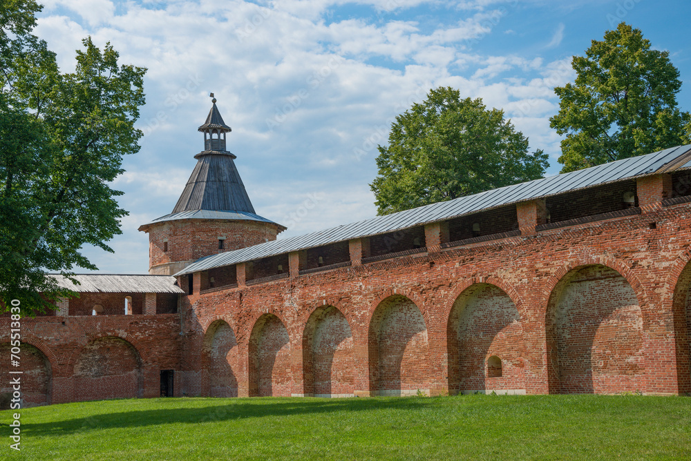 On the territory of the old Zaraisky Kremlin, Moscow region, Russia