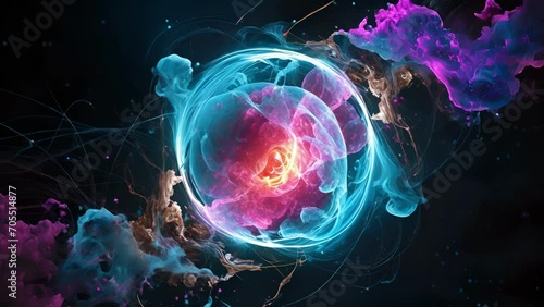 Stunning depiction of a human zygote moments after conception, the enchanting start of new life.