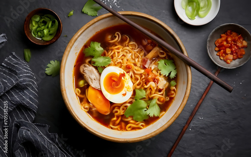 Capture the essence of Noodle Soup in a mouthwatering food photography shot