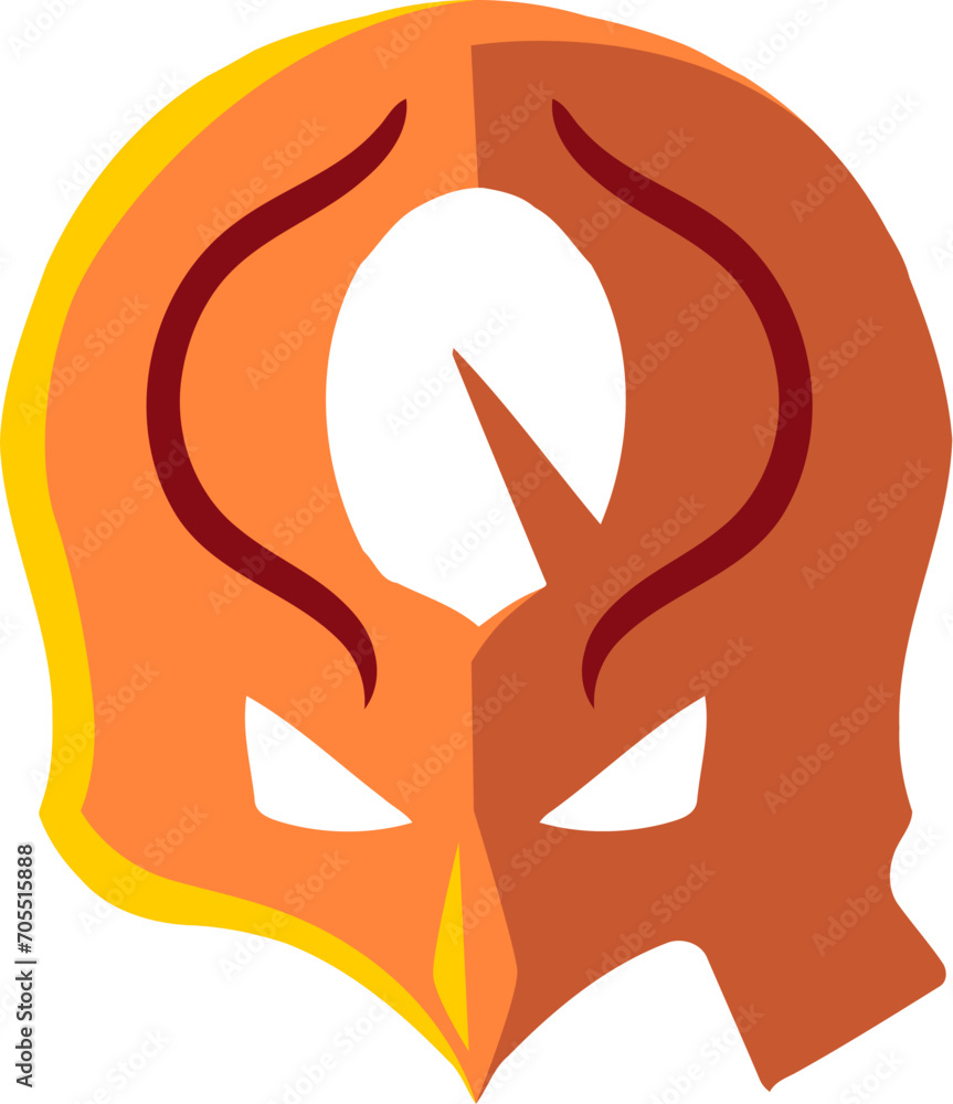Party Mask Alphabet Letter Q Vector Element Party Mask Alphabet Letter Q Vector Element