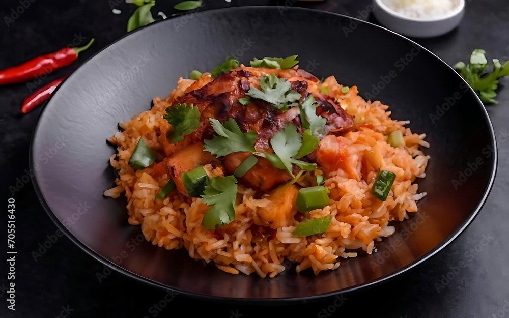 Capture the essence of Fried Rice in a mouthwatering food photography shot Capture the essence of Fried Rice in a mouthwatering food photography shot