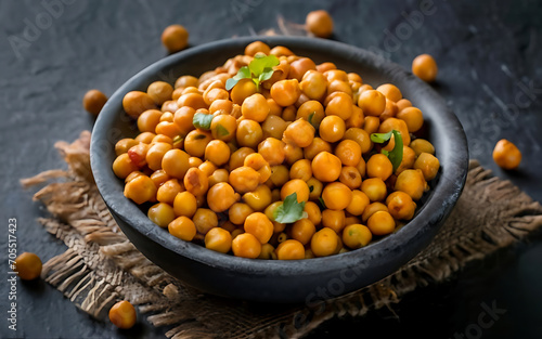 Capture the essence of Channa in a mouthwatering food photography shot