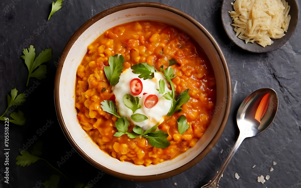 Capture the essence of Dal in a mouthwatering food photography shot Capture the essence of Dal in a mouthwatering food photography shot