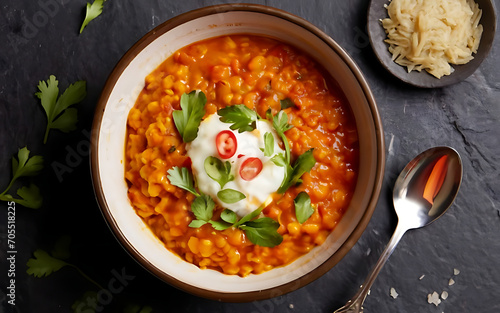 Capture the essence of Dal in a mouthwatering food photography shot