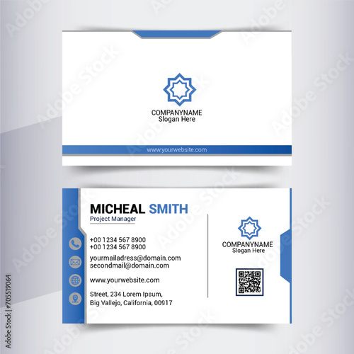 Modern professional business card 