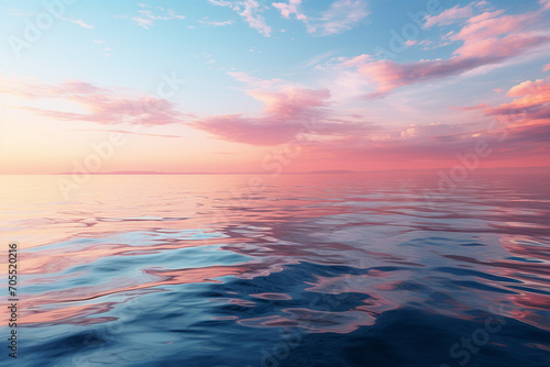 A soft gradient of colors representing the rhythm of a calm sea.
