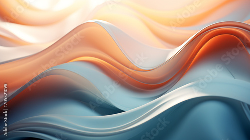 Gentle, flowing abstract forms representing a relaxing massage.