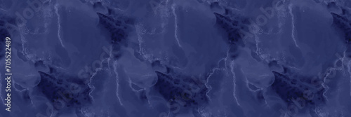 Blue Marble Sea Pattern. Alcohol Ink Repeat Space. Denim Water Color Background. Blue Tile Marble Watercolor. Light Elegant Texture. Navy Abstract Background. Navy Rock Wall. Vector Abstract Template