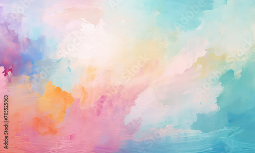 Textured Watercolor Paint Background: Abstract Pink Pastel Grunge.