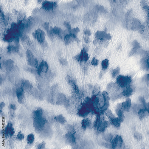 Round Tie Dye Paint. Blue Seamless Grunge. Spiral Gradient Tie Dye. Circle Peace. Blue Swirl Background. Tie Dye Print Swirl. Vector Old Pattern. Dyed Circle Repeat. Seamless Stripe Texture.