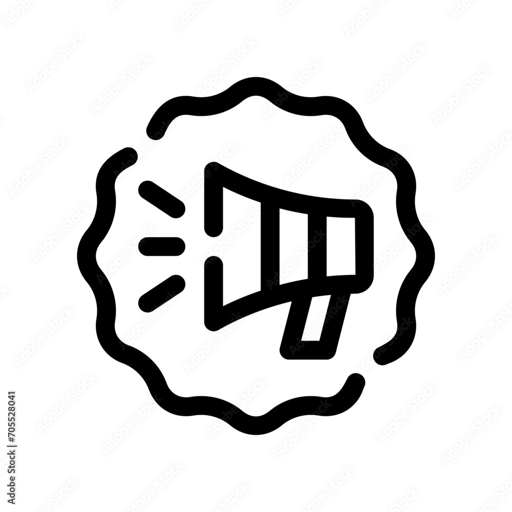 promotion line icon promotion line icon