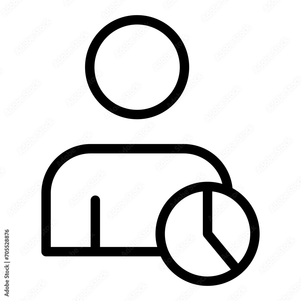 analytic line icon analytic line icon