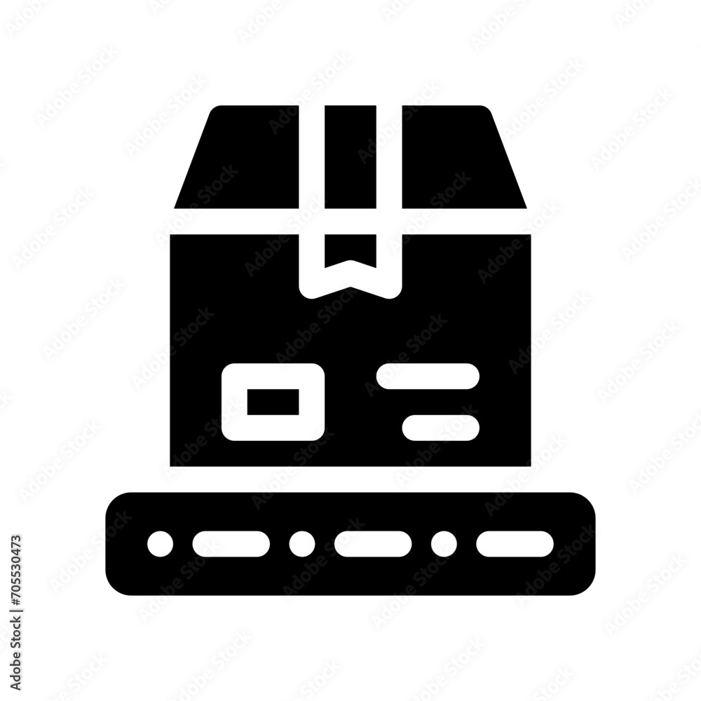 conveyor belt glyph icon conveyor belt glyph icon