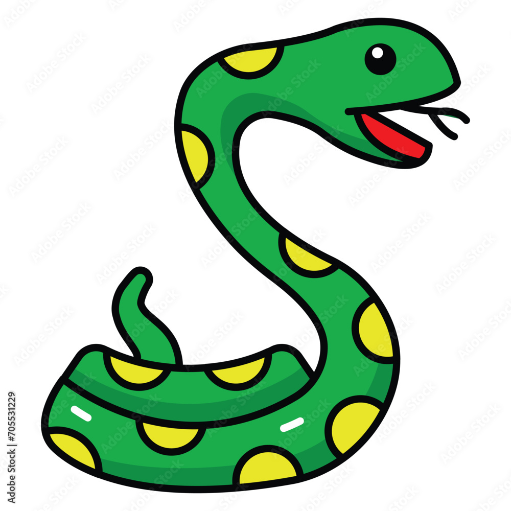 Obraz premium Legless reptiles with a wide variety of species, showcasing diverse colors and patterns.